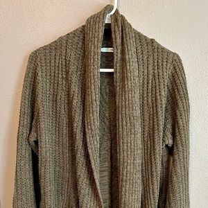 Maurices Green Cardigan Sweater with pockets